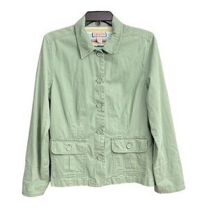 Jamaica Bay L Green 100% cotton ladies jacket